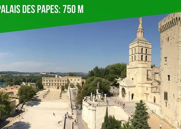 Le Loft Des Papes - 2 Terrasses - Vue Panoramique Sur La Ville - Ac Clim