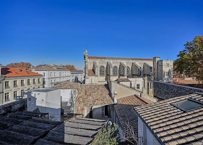 Le Loft Des Papes - 2 Terrasses - Vue Panoramique Sur La Ville - Ac Clim