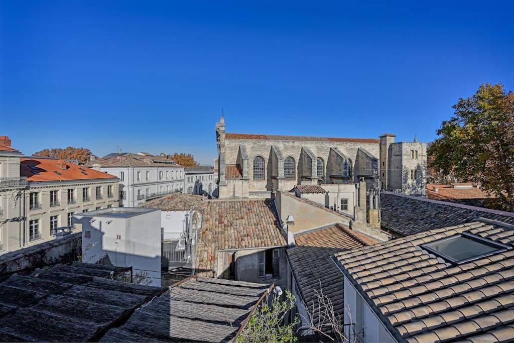 Le Loft Des Papes - 2 Terrasses - Vue Panoramique Sur La - Ac Clim Apartment Avignon